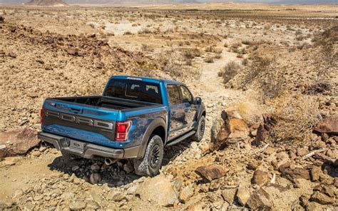 Download Wallpapers 2020 Ford F 150 Raptor Rear View Exterior