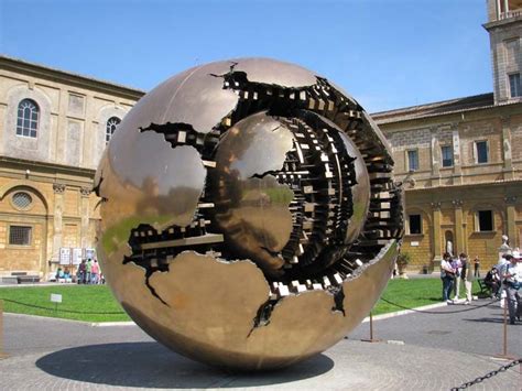 Gold Ball Sculpture Vatican City Vatican Museums Ancient Aliens