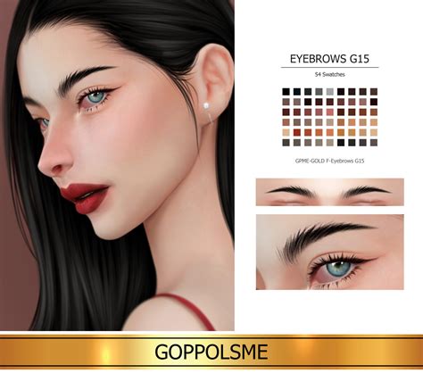 Goppols Me Gpme Gold F Eyebrows G15 Download At Goppolsme