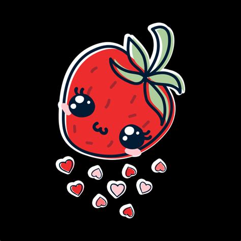 Cute Japanese Strawberry Anime Style Kawaii Food