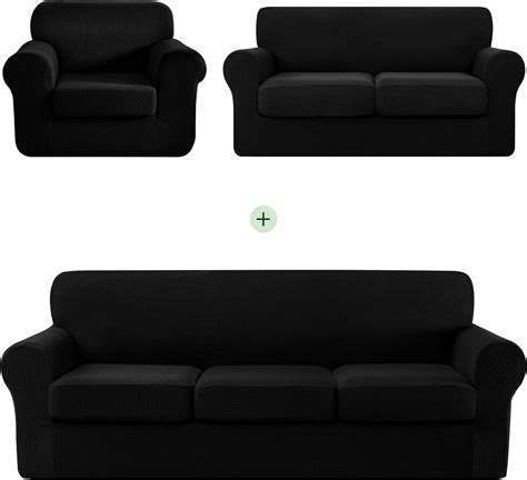chun yi stretch sofa slipcover set for couch and loveseat and armchair couch