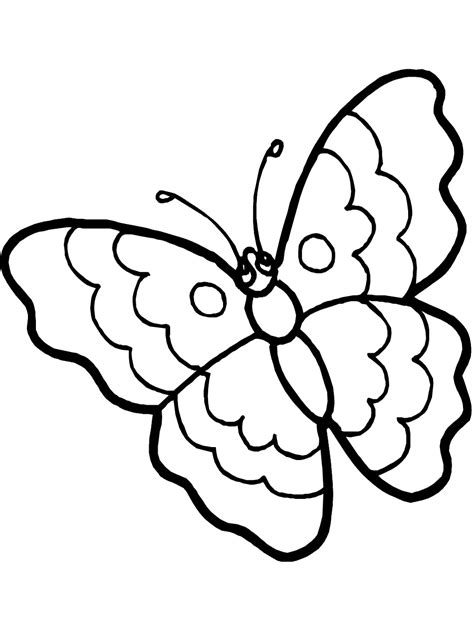 Butterfly Printable Coloring Page Francesco Printable