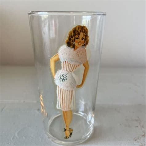 vintage peek a boo glass magic follies pin up girl federal glass burlesque ebay