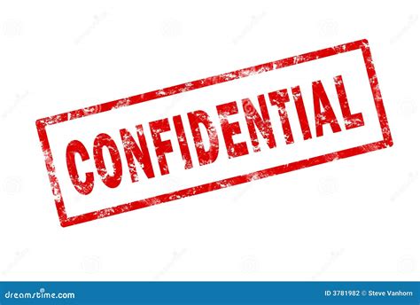 Confidential Stock Photography Image 3781982