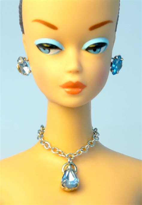 Handmade Barbie Necklace And Earrings By Dolljc Handmade Necklaces Barbie Doll Accessories