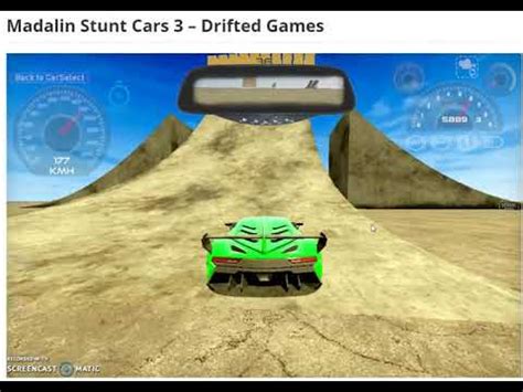 The bugatti veyron is the fastest car in madalin stunt cars 2 with a top speed of 267.8 mph. madalin stunt cars 3 video