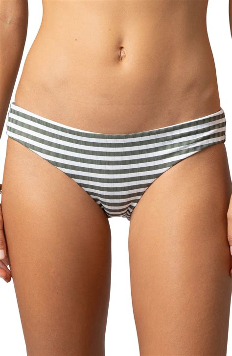 Rip Curl Seafolly Island Stripe Hipster Bikini Bottoms Hipster Bikini