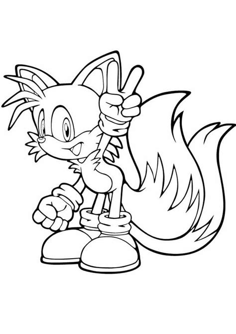 Sonic Para Colorear Dibujos Para Colorear