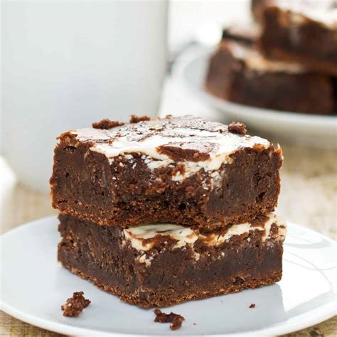 Easy Homemade Fudgy Swirl Brownies Recipe Sweet Peas Kitchen