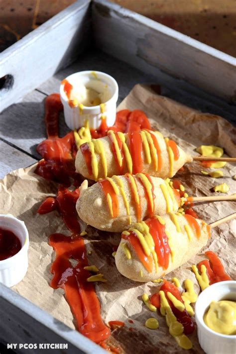 How many calories does a corn dog have? Gluten Free Corn Dogs - My PCOS Kitchen - Delicious low ...