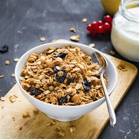 Dried Berry Granola Recipe Blue Zones Healthy Breakfast Bowls Food