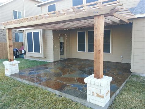 Austin patio design & construction. Flagstone patio construction - Austin Yard Builder 512 350 ...
