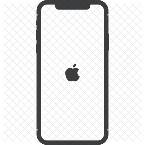 Iphone X Icon Download In Glyph Style