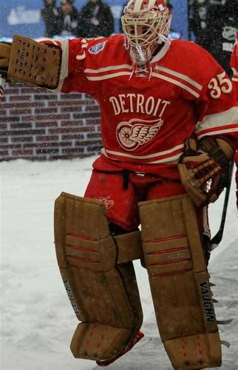 The Detroit Red Wings Goalie Is Ready To Play
