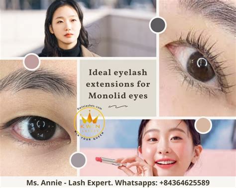 Ideal Eyelash Extension For Monolid Eyes Kwin Lashes