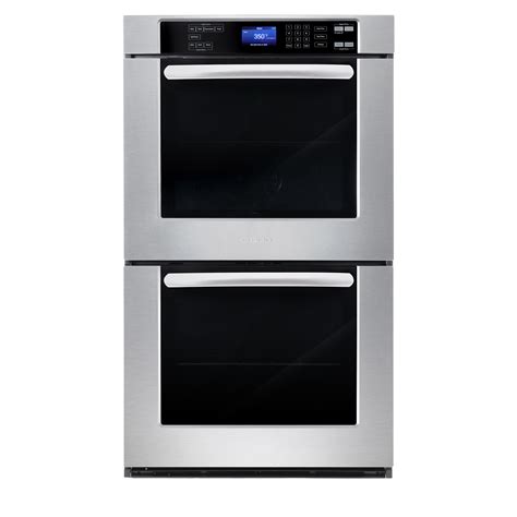 30 In Double Electric Wall Oven Self Cleaning With Convection In