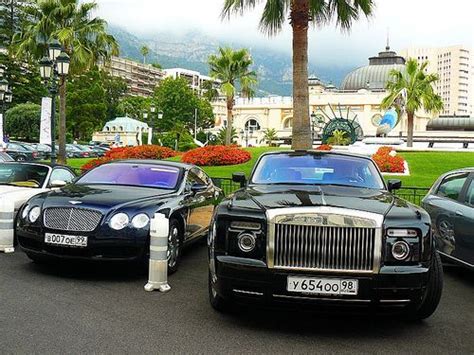 Bentley Continental Gt And Rolls Royce Phantom In Monaco Rolls Royce