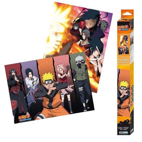 Naruto Groupes Set De 2 Posters 52x38 Poster