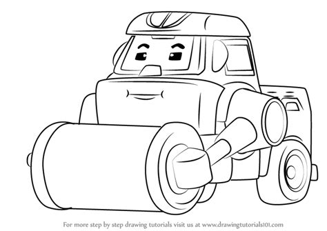 Gambar Robocar Poli Untuk Mewarnai