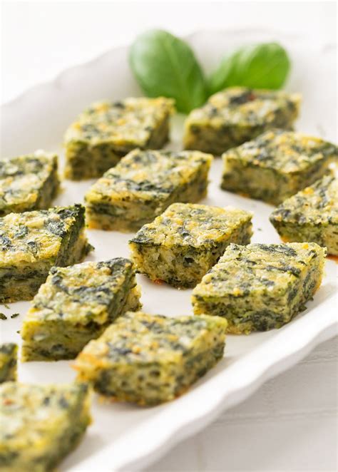 Spinach Cheese Squares Easy Finger Food Best Appetizers
