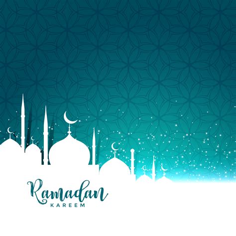 Ramadan Kareem Festival Greeting With Text Space Download Free Vector