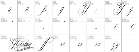 Glaston Calligraphy Windows Font Free For Personal