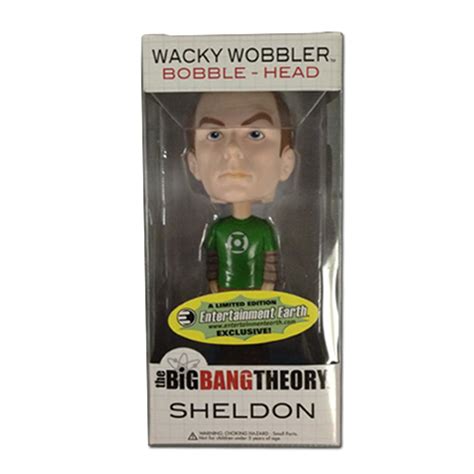 Buy Funko Big Bang Theory Wacky Wobbler Bobble Head Sheldon Green