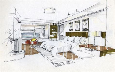 Bedroom Interior Design Sketches 3d House Free 3d House สถาปัตยกรรม