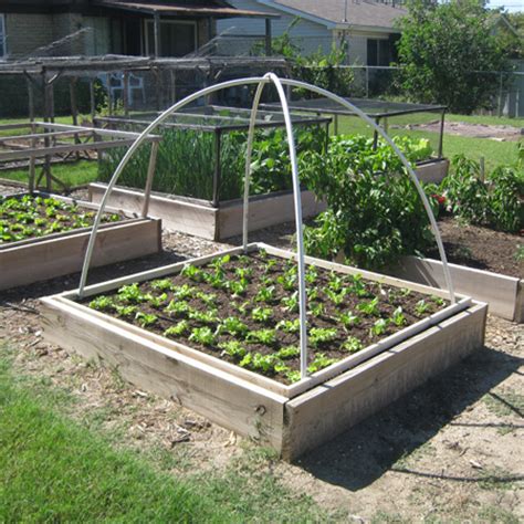 There are all sorts of uses gardeners find for pvc tubes including irrigation pipes, in wicking beds, worm farms, compost systems, rain gutter gardens and vertical tower planters. 9 DIY Covered Raised Garden Beds To Make - Gardenoholic