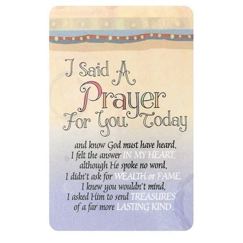 While all opinions are our own, we are a participant. (Pkg 12) I Said a Prayer for You Today Pocket Cards #BKM-9901