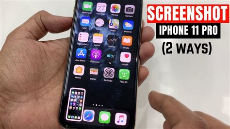 How To Take Screenshot On Iphone 11 Pro Youtube