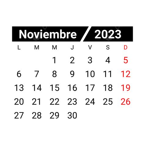 2023 November Spanish Calendar 2023 November Spanish 2023 Calendar