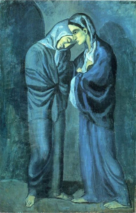 Family of saltambiques, rose period. Rhapsody in Blue - Picasso Blue Period - DailyArtMagazine ...