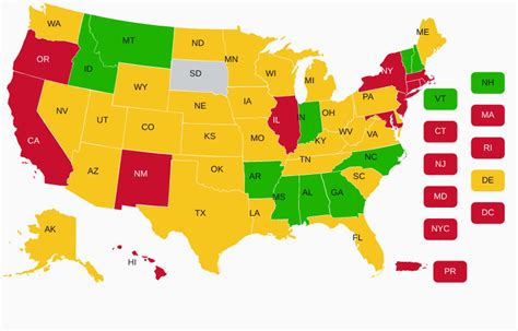 South Dakota Concealed Carry Gun Laws Ccw And Reciprocity Map Uscca 2022 03 18