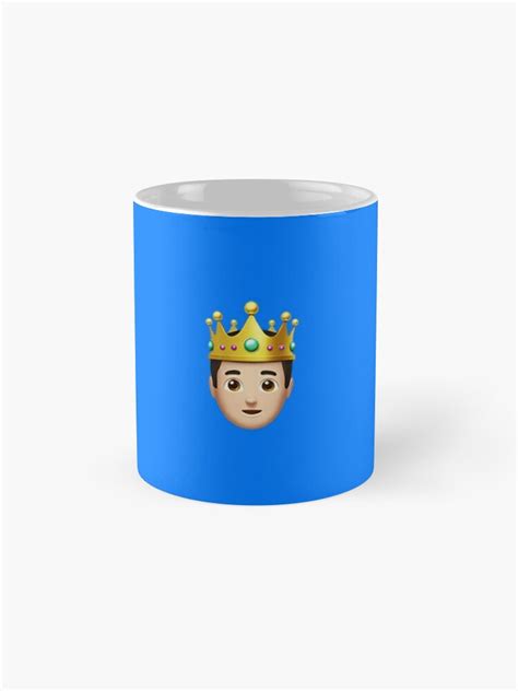 King Emoji Coffee Mug For Sale By Qualitytrash Redbubble
