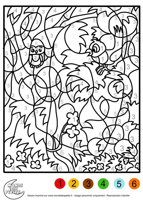 dessin à colorier magique gs ms