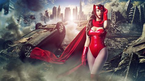 48 Scarlet Witch Wallpaper On Wallpapersafari