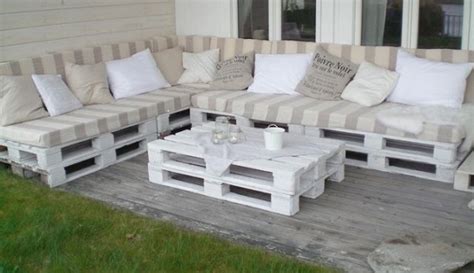 Painted Pallet Garden Furniture Set Wood Finishes Direct