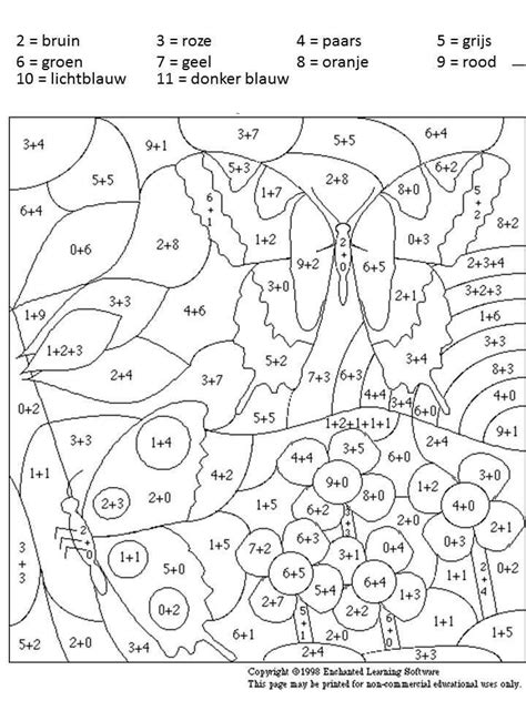 Kleurplaat Groep 3 Rekenen