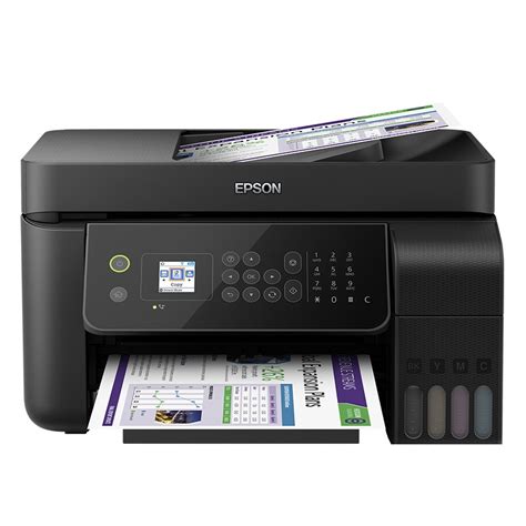 It prints at as much as 24 ppm (iso) in both black and colour. Epson Workforce ET-4700 EcoTank Colour A4 Multifunction ...