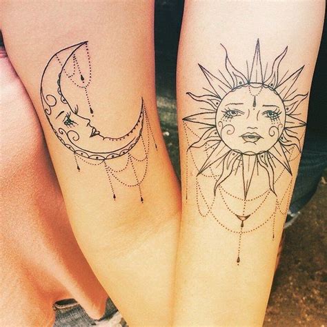 Sun And Moon Tattoo These Unique Creations Will Inspire You To Get One