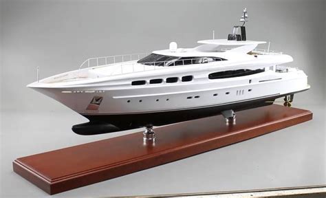 A Miniature Of Mega Yacht Model Of A Mondo Marine Streamline