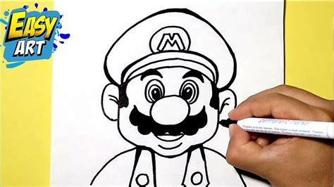 Cómo Dibujar A Super Mario Bros 】 Paso A Paso Muy Fácil 2023 Dibuja Fácil