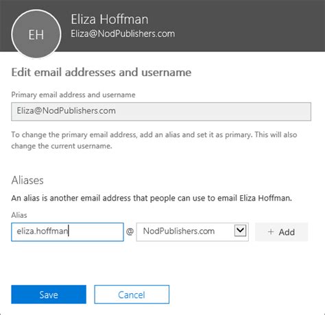 Change A User Name And Email Address In Office 365 Office 365