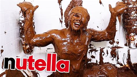 NUTELLA BATH CHALLENGE YouTube