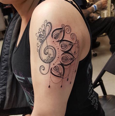 75 Lovely Music Note Tattoo Ideas For Those Who Is In Love With Music