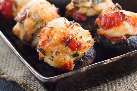 To taste 1/2 c finely chopped scallions. Easy Crab Stuffed Mushrooms - heaven on a plate!