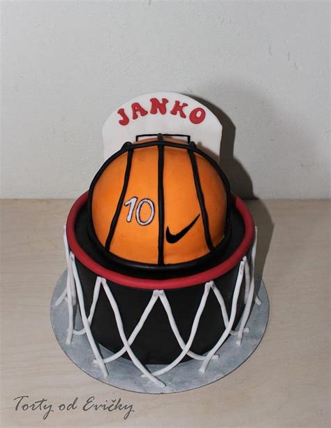 Basketball Cake Decorated Cake By Cakes By Evička Cakesdecor