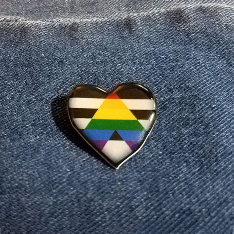 Ally Pride Pin Lgbt Pin Lgbt Ally T Pride Pin Rainbow Etsy