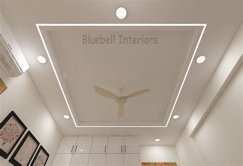 Simple Modern Bedroom False Ceiling Design